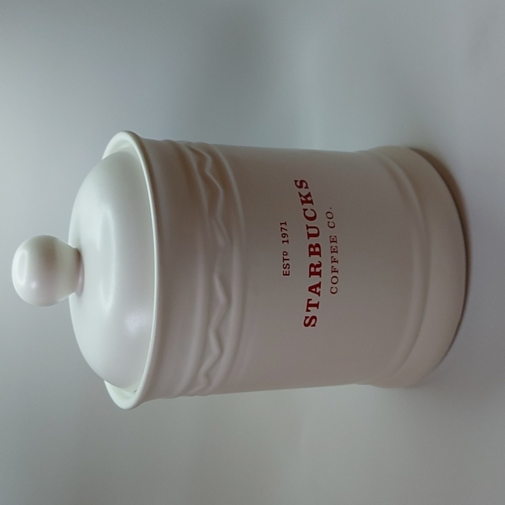 Starbucks Ceramic Cannister, EUC